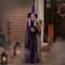 5.5ft. Lighted & Animated Witch Halloween Figure Decoration